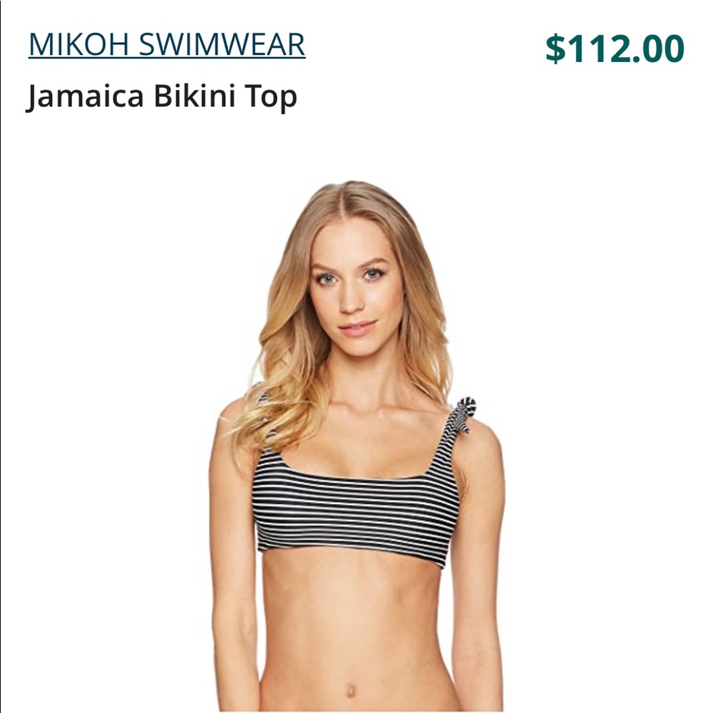 NWT Mikoh Jamaica bikini top